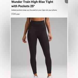 black lululemon leggings